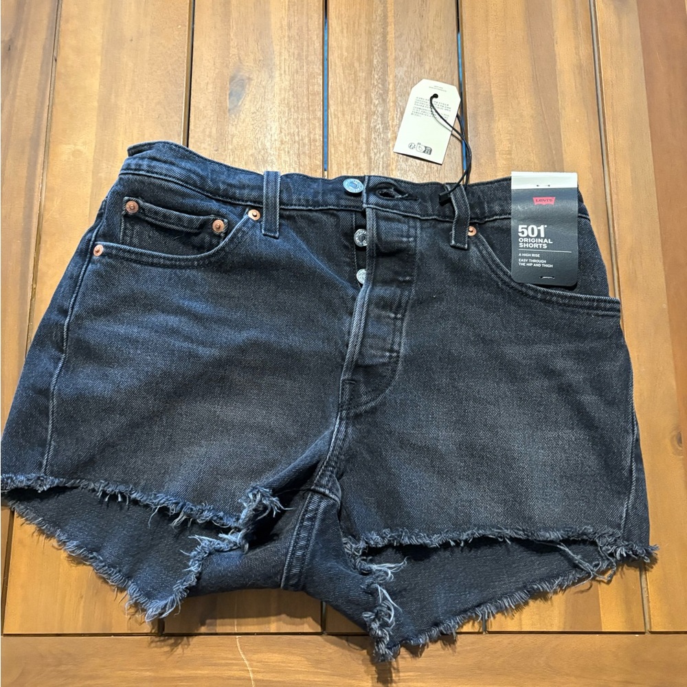 Levi's Women's Black Jean Shorts